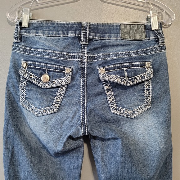 Warehouse One Premium Women's Denim Low Rise Straight Leg Cut Size 26Reg‎ - Picture 8 of 12